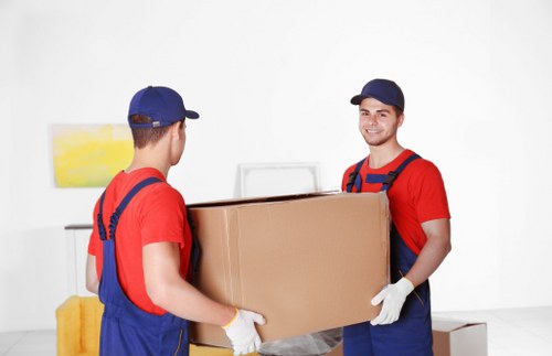 Office removals planning in a Mayfair commercial building