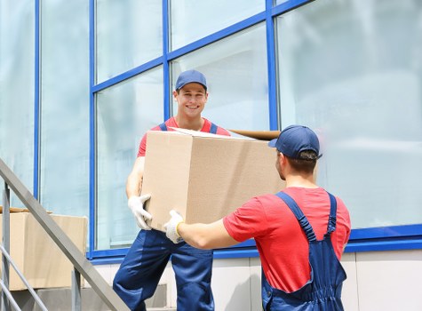 Modern removal truck hire service in central Mayfair