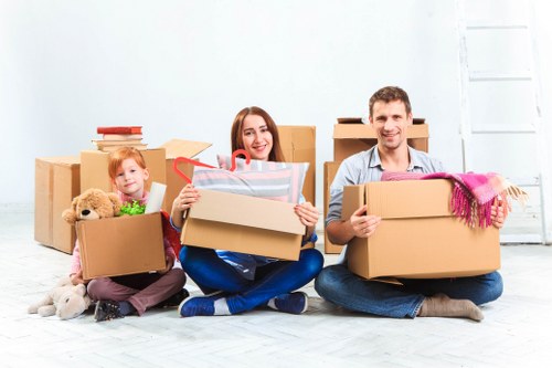 Same day removals team preparing a Mayfair property move