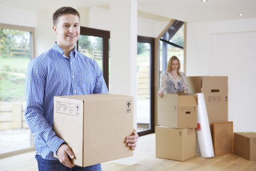 Professional moving van service near Mayfair residential properties