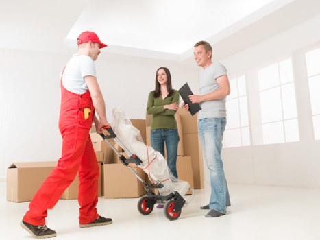 Well-equipped removal van for central London relocation