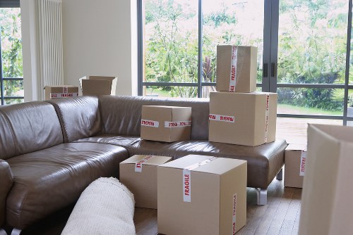 Protective packing of office furniture and IT equipment for a Mayfair relocation