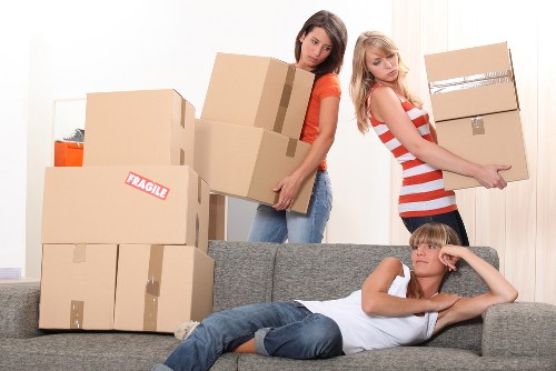 Professional Mayfair van loading furniture