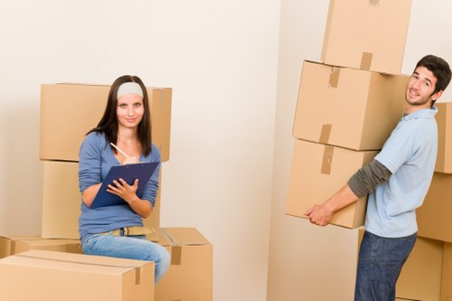 Surveying furniture volume for cubic-yard pricing in a Mayfair clearance